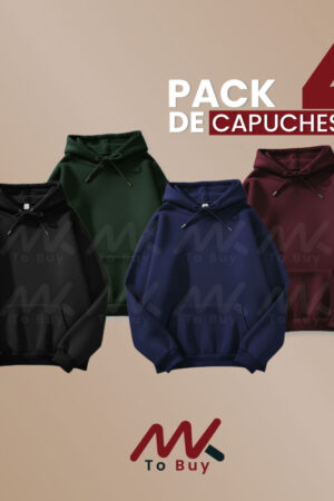 Pack de 4 capuches Uni