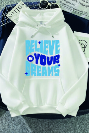 capuche avec design blanc pour hommes