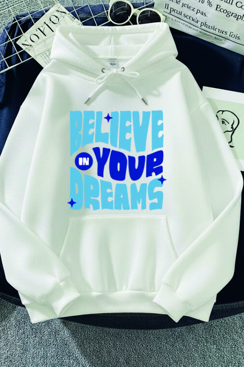 Capuche avec design Blanc