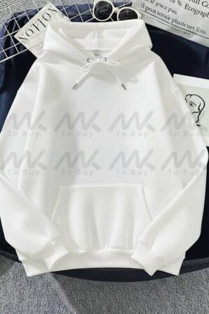 Capuche Uni Blanc