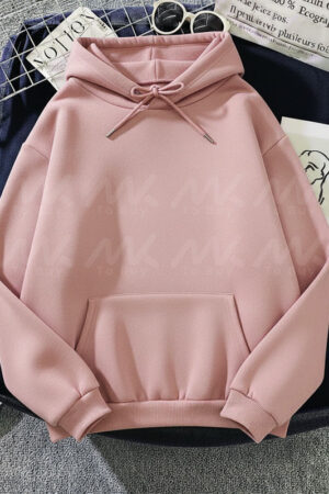 Capuche Uni Rose Poudré