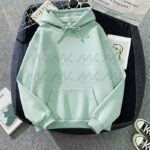 capuche uni vert d'eau