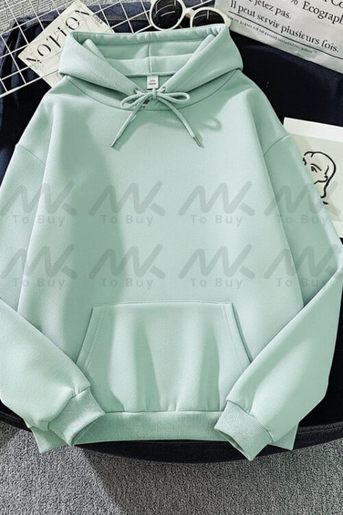 Capuche Uni Vert d&rsquo;eau